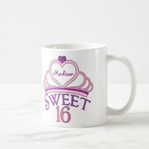 Cute Sweet Sixteen - Aangepast Koffiemok