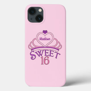 Cute Sweet Sixteen Birthday Girl Personeelsroze Case-Mate iPhone Case