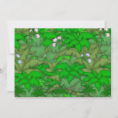 CUTE Sweet Wild Zebra Birthday Kaart (Achterkant)