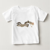Cute Swift Cartoon Horse Baby T-Shirt (Voorkant)
