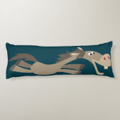 Cute Swift Cartoon Horse Body Pillow Lichaamskussen (Achterkant)