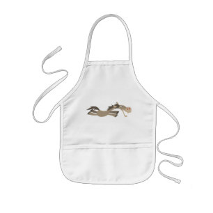 Cute Swift Cartoon Horse Children Apron Kinder Schort