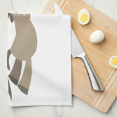 Cute Swift Cartoon Horse Kitchen Towel Theedoek (Quarter Fold)