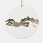Cute Swift Cartoon Horse Ornament (Voorkant)