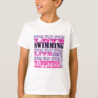 Cute Swim Gifts and Apparel for Girls and Women T-shirt
