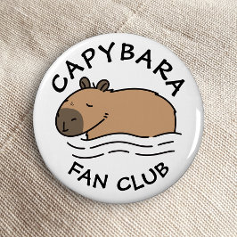 Cute Swimming Capybara Specialized Button Flesopener
