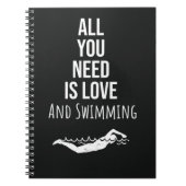 Cute Swimming Gifts Sports Quote Inspirational  Notitieboek (Voorkant)
