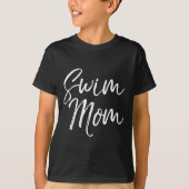Cute Swimming Mom Mother's Day Gift For Swimmers S T-shirt (Voorkant)