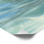 Cute Swimming Pig Exuma Bahamas Perfect Poster (Hoek)