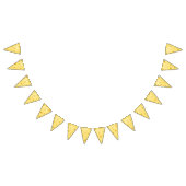 Cute Swiss Cheese Wedges Custom Lettering Vlaggetjes (Alle)