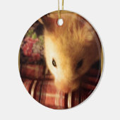 Cute Syrian Hamster Keramisch Ornament (Links)