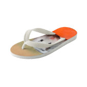 Cute Syrian Hamster White Black Spotted Funny Pet Kinder Teenslippers (Schuin)