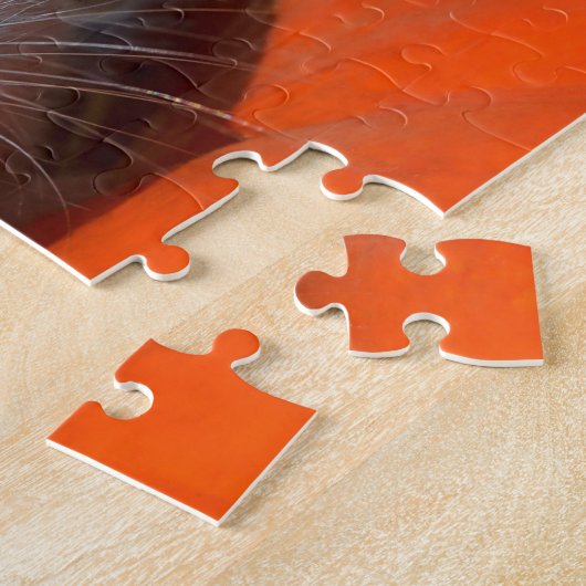 Cute Syrian Hamster White Black Spotted Funny Pet Legpuzzel (Zijkant)