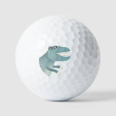 Cute T-Rex Dinosaur Golf Balls Golfballen (Voorkant)