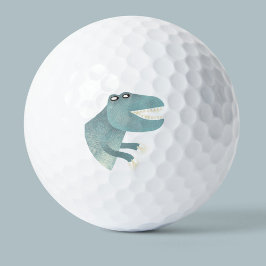 Cute T-Rex Dinosaur Golf Balls Golfballen