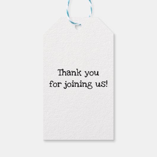 Cute T-Rex Dinosaur Kids Birthday Cartoon Jurassic Cadeaulabel (Achterkant)