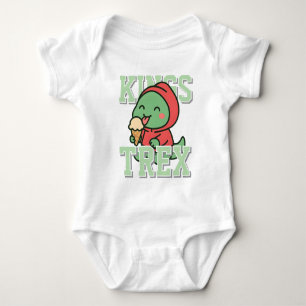 Cute T-Rex Dinosaur Uniseks Man Vrouw Kleding Romper