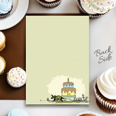 Cute T-Rex Dinosaurus Eerste Verjaardag Dino Feest Kaart