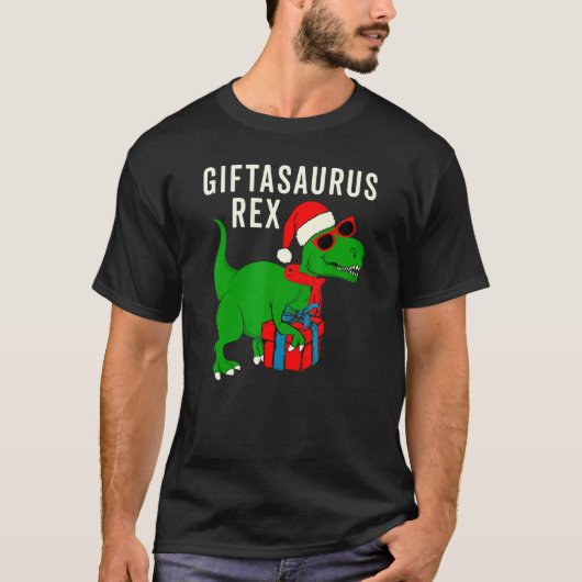 Cute T Rex Kerstmis Meme Asaurus Rex T-shirt (Voorkant)
