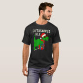 Cute T Rex Kerstmis Meme Asaurus Rex T-shirt (Voorkant volledig)