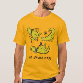 Cute T Rex-oefening T-shirt (Voorkant)