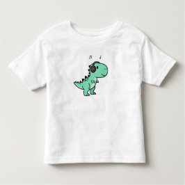 Cute T-Rex Playing Music for Kids🎵 Kinder Shirts