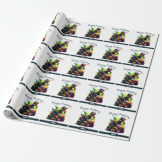 Cute T-Rex Riding Monster Truck Dinosaur Birthday Cadeaupapier
