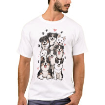 Cute T-Shirt Ontwerp voor Hondenliefhebbers | Grap