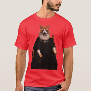 Cute tabby cat Distinguing Royal Dog Pets on renai T-shirt