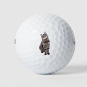 Cute Tabby Cat Golfballen (Voorkant)