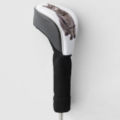 Cute Tabby Cat Golfheadcover (Schuin)