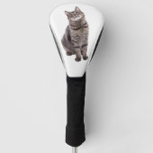 Cute Tabby Cat Golfheadcover (Voorkant)