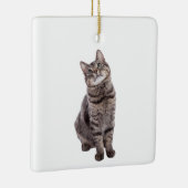 Cute Tabby Cat Keramisch Ornament (Rechts)