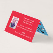 Cute Tabby Cat Merry Catsmus kerstkaart set Kaart (Achterkant)