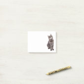 Cute Tabby Cat Post-it® Notes (Op bureau)