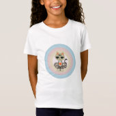 Cute Tabby Cat T-shirt (Voorkant)