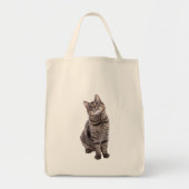 Cute Tabby Cat Tote Bag (Voorkant)