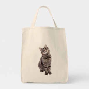 Cute Tabby Cat Tote Bag