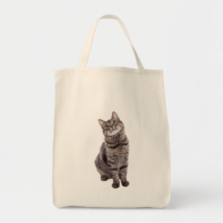 Cute Tabby Cat Tote Bag