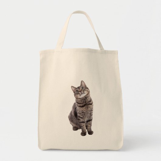 Cute Tabby Cat Tote Bag (Voorkant)