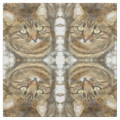 Cute Tabby die op potloodschets kijkt Stof (Swatch)