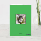 Cute Tabby en Tiger Vouwkaart Kaart (Achterkant)
