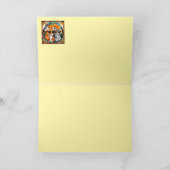 Cute Tabby Zoo Greeting Card Kaart (Binnen)