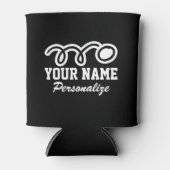 Cute table tennis ping pong ball print aangepaste  blikjeskoeler (Voorkant)
