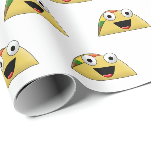 Cute Taco Cadeaupapier (Rol Hoek)
