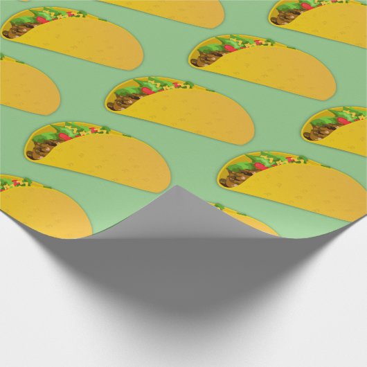 Cute Taco Cadeaupapier (Hoek)