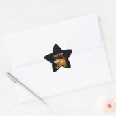 Cute Taco Cat Spelling Backwards is Taco Cat Funny Ster Sticker (Envelop)