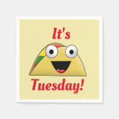 Cute Taco dinsdag Servet (Voorkant)