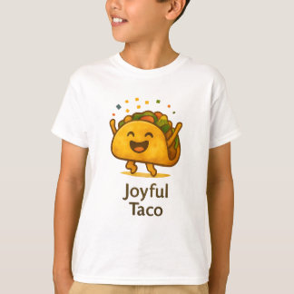 Cute Taco Fiesta Kinderverjaardag T-Shirt