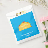 Cute Taco Kinder 1st Birthday Party Mexican Food Bedankzakje (Gezegeld)